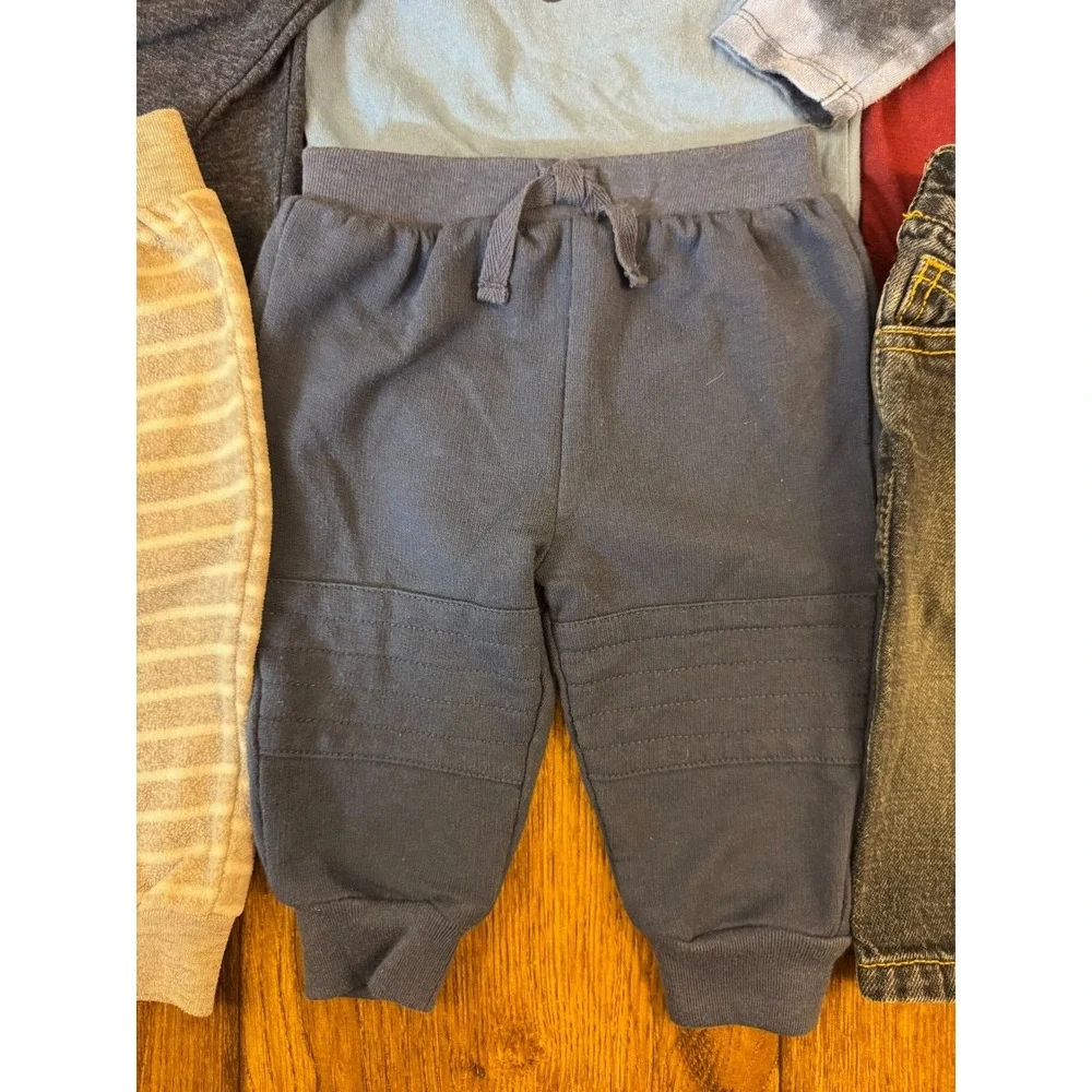 Baby‎ Boy 3/6 Months Outfits Clothes Lot Long Sleeved Shirts Jeans Pants Mommy